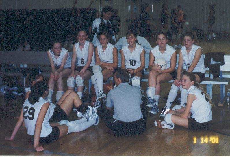 Strategy session before finals....I'm just resting my eyes Coach.....honest!